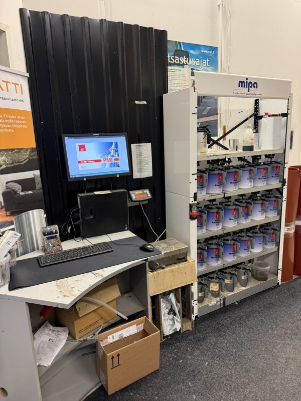 Mipa PMI maalilinjasto ja asiakaspalvelupiste Hämeenlinna